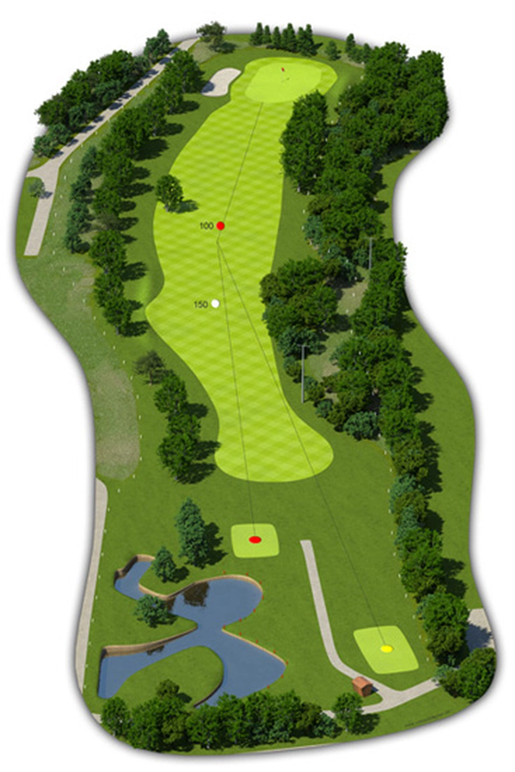 Mühlenhof Golf & Country Club e.V. – Karte bahn